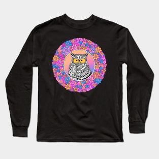 Spring Owl Long Sleeve T-Shirt